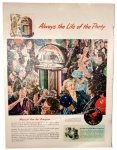 Wurlitzer ad "Always the Life of the Party" 