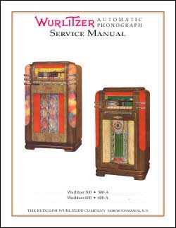 Service Manual Wurlitzer 500, 600 
