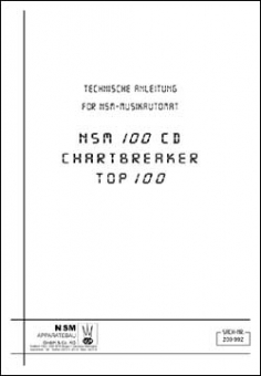 Service Manual 100CD, Chartbreaker and Top 100 
