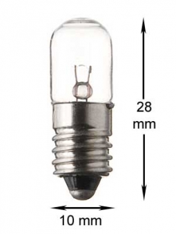 E10 Lampe 24V/3W 