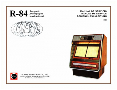 Field Service Manual ROWE/AMI R-84 