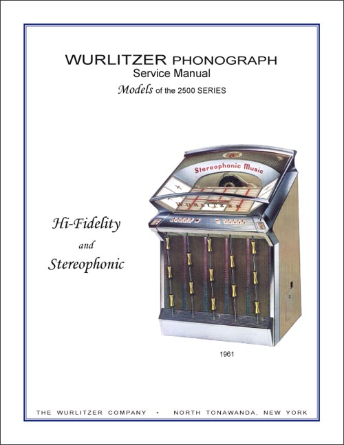 Service Manual Wurlitzer 2500 Serie 