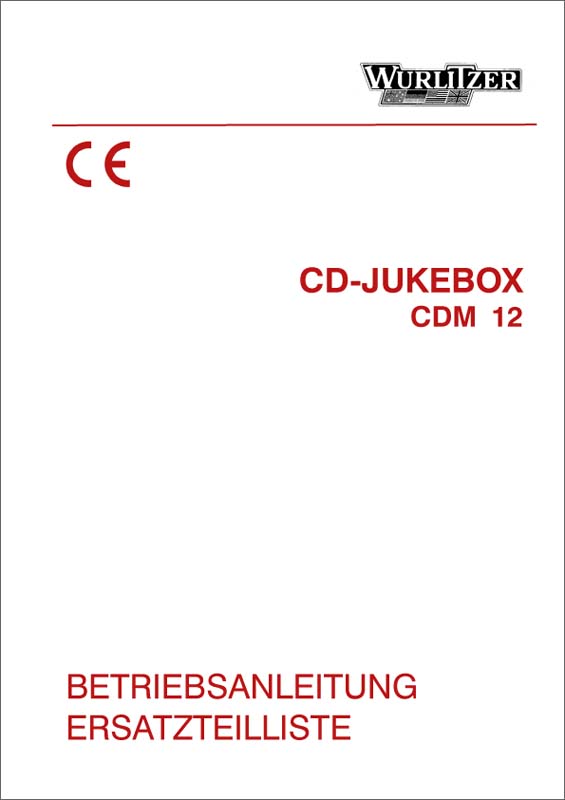 Operating Instructions CDM12 