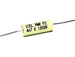 0,0047 µF high voltage capacitor, axial 