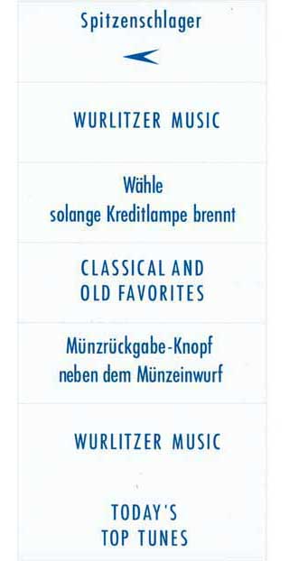 Instruction inserts, blue, German 