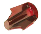 Insert for grill ornament, red 