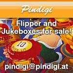 Pindigi - Flipper und Musikboxen